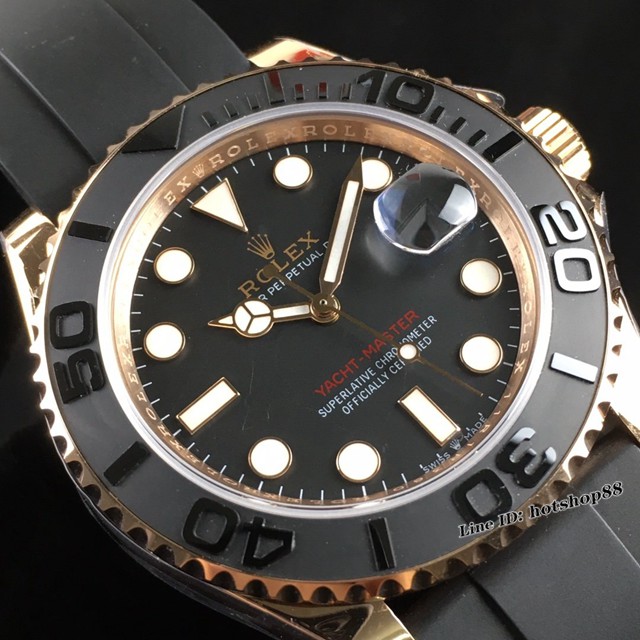 劳力士复刻手表 Rolex玫瑰金游艇型号m126655 全自动机械男士腕表 gjs2637